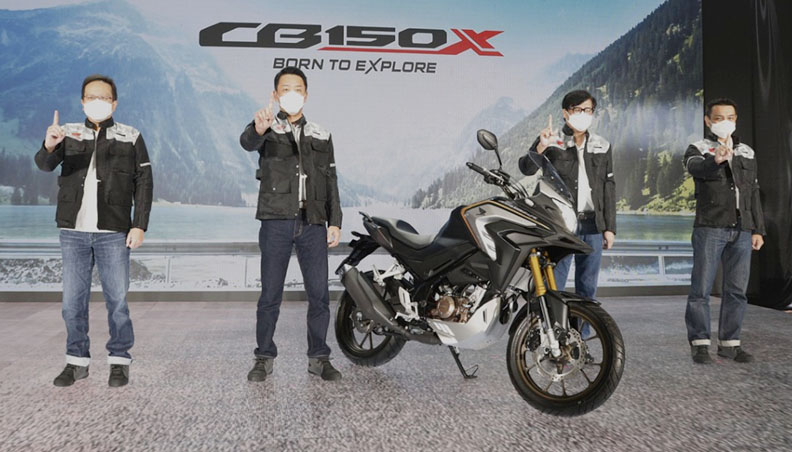Peluncuran Honda CB150X di Jakarta beberapa waktu lalu. (Dok/Lombok Post)