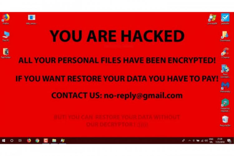 ILUSTRASI: Serangan ransomware yang menyandera data korban. (RiskInsight)