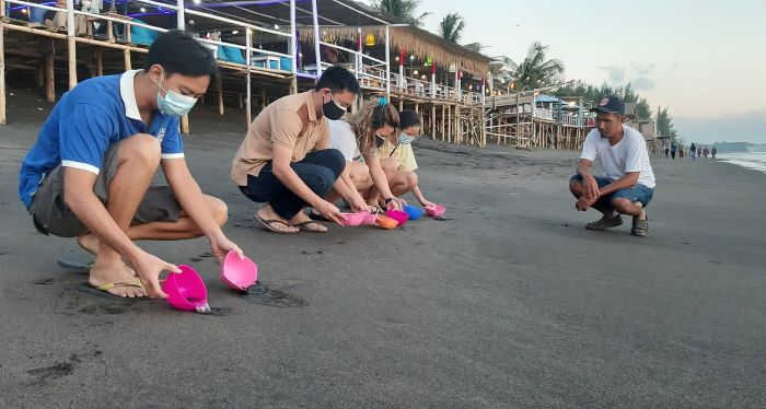 JADI DAYA TARIK: Pantai Mapak Indah memiliki keunggulan untuk menjadi destinasi wisata berbasis konservasi dan edukasi penyu. (IST/LOMBOK POST)