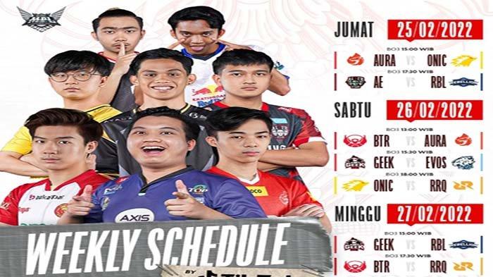 PEKAN KEDUA: Pertandingan MPL ID Season 9 pekan kedua akan berlangsung seru. Tim-tim unggulan bentrok untuk menjadi yang terbaik.(INSTAGRAM MPL ID)