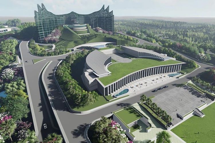 Desain istana presiden di Ibu Kota Negara yang baru (instagram/nyoman nuarta)