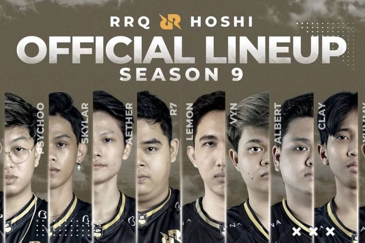 KUAT: Tim RRQ Hoshi menjadi satu-satunya tim yang sudah memastikan lolos ke babak playoff upper bracket MPL ID Season 9.(IST/LOMBOK POST)