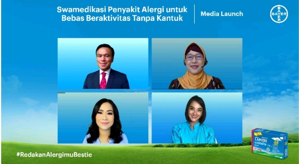DISKUSI: Pihak Bayer Indonesia bersama Swamedikasi saat diskusi terbuka terkait Golongan Obat Alergi Jadi Bebas Terbatas di Jakarta, beberapa hari lalu.(BAYER INDONESIA FOR LOMBOK POST)