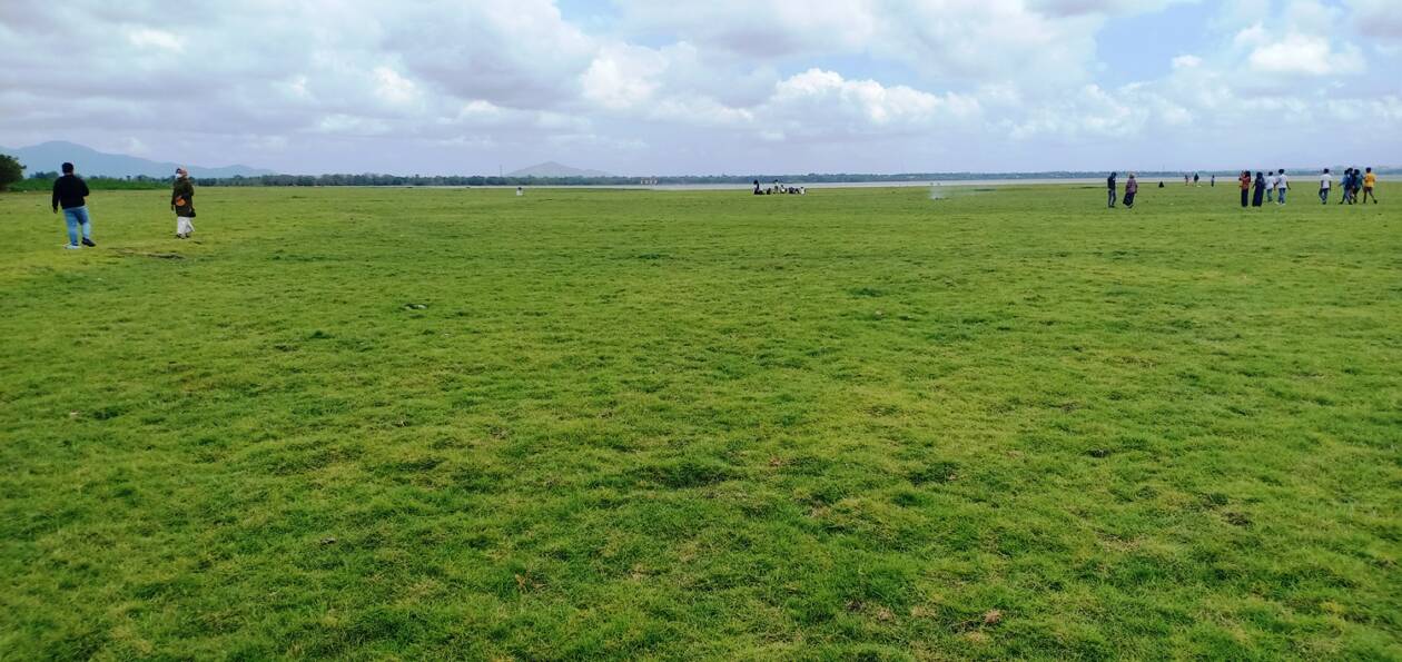 SABANA: Objek wisata sabana di Dusun Mentokoq Selanglet, Desa Penujak, Praya Barat, Loteng yang mulai viral, Selasa (30/8). (Dedi/Lombok Post)