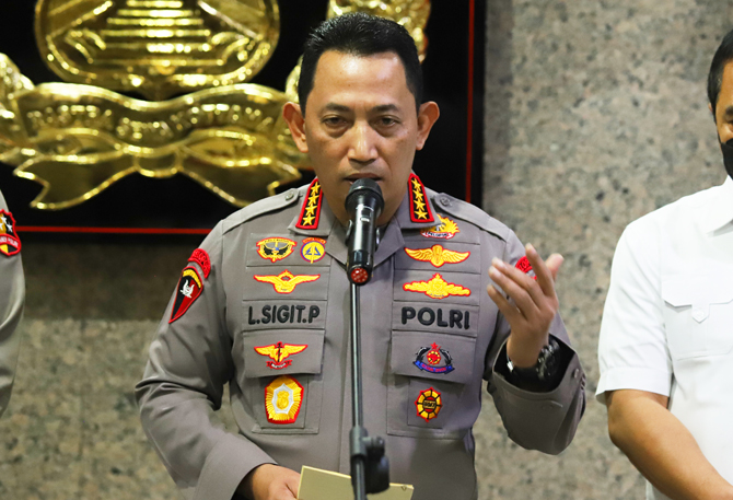 Kapolri Jenderal Pol. Listyo Sigit Prabowo (Dery Ridwansah/JawaPos.com)