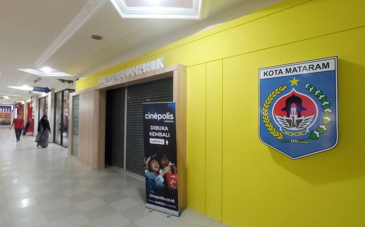 SIAP DITEMPATI: Penataan lokasi MPP di Mataram Mall sudah selesai. Tinggal dilengkapi meubeler dan perangkat jaringan internet. (TONI/LOMBOK POST)