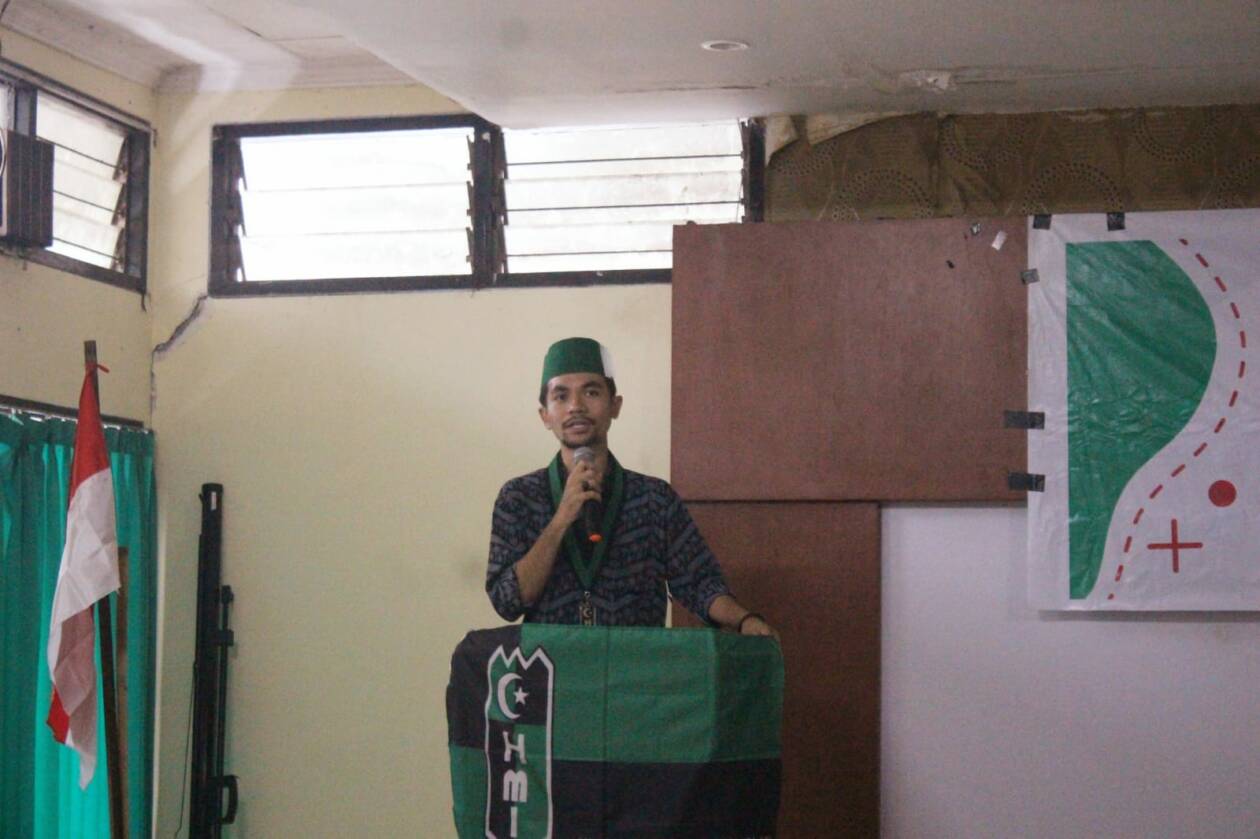 Ketua HMI Cabang Mataram Dwi Alam Ananami Putra.