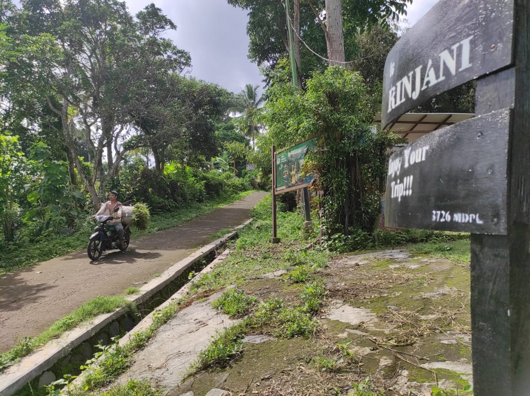JALUR SENARU: Kondisi jalur pendakian ke Gunung Rinjani di Desa Senaru Kecamatan Bayan, beberapa waktu lalu.(DOK/LOMBOK POST)