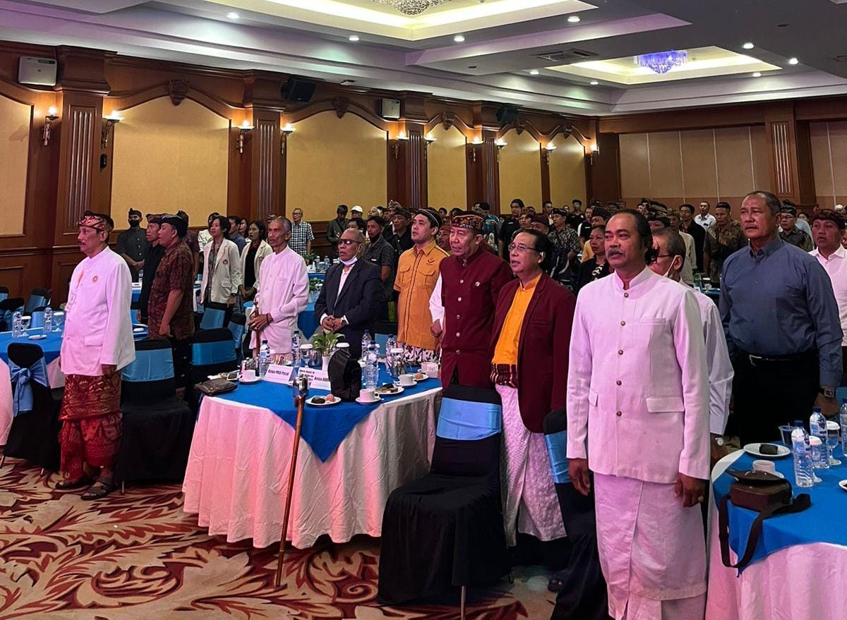 SEJAHTERAKAN UMAT: Suasana Sosialisasi Badan Dharma Dana Nasional (BDDN) NTB 2023 yang digelar di Ballroom Hotel Lombok Raya, Kota Mataram pada Sabtu (22/7) lalu. (dewi/Lombok Post)