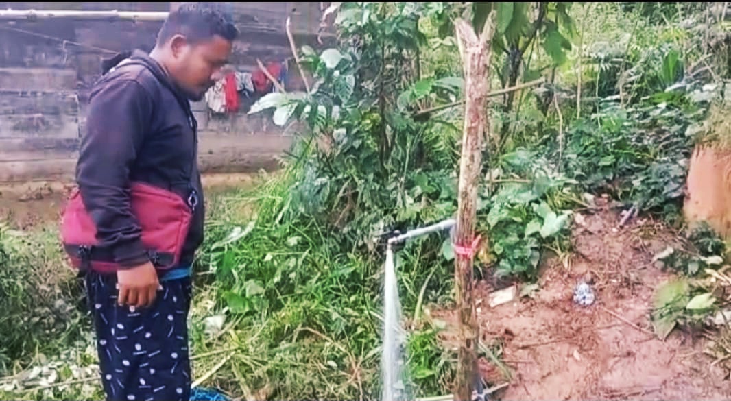 SUDAH MENGALIR: Air bersih kini sudah mengalir ke gendang Cako, Desa Lungar, Kecamatan Satar Mese, Kabupaten Manggarai, NTT. (Dok. PLN UIP Nusra)