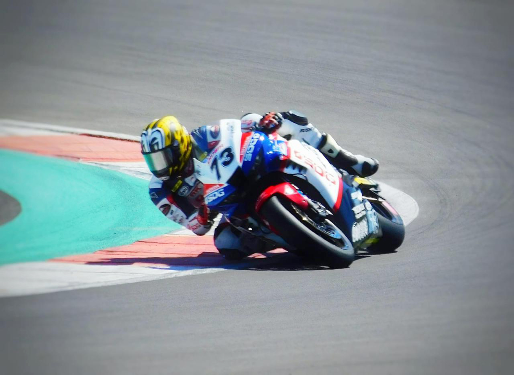 Pembalap asal Jepang Haruki Nogichi saat menjajal di Sirkuit Internasional Pertamina Mandalika, belum lama ini. Foto: Istimewa.