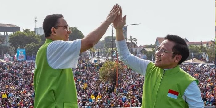 Pasangan Capres dan Cawapres Nomor Urut 1, Anies Baswedan dan Muhaimin Iskandar.