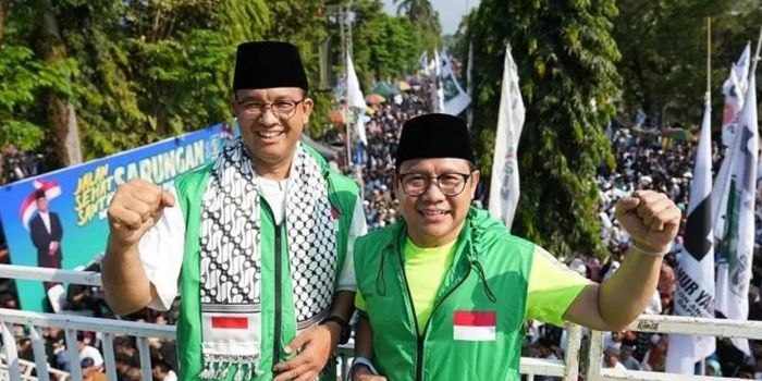 Pasangan Capres dan Cawapres Nomor Urut 1, Anies Baswedan dan Muhaimin Iskandar.