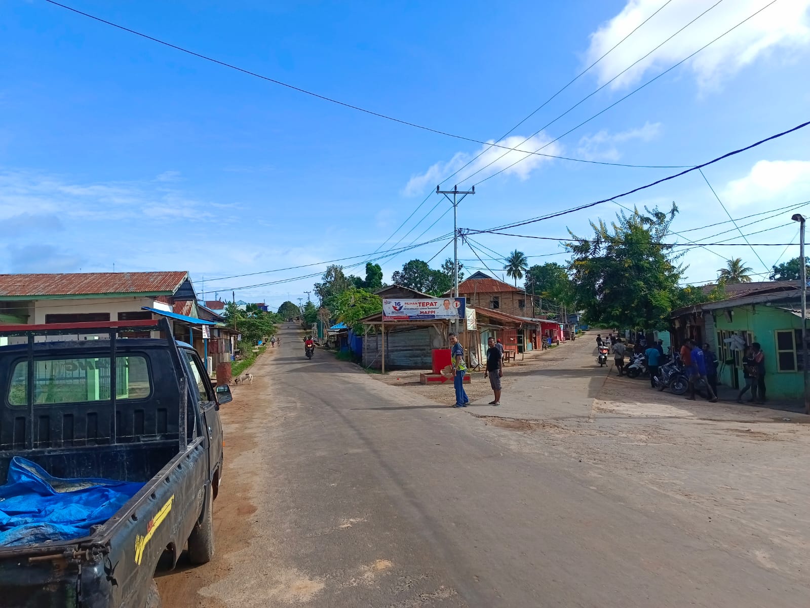 Salah satu sudut Kota Bade, Kelurahan Bade, Distrik Edera, Kabupaten Mappi, Papua Selatan.