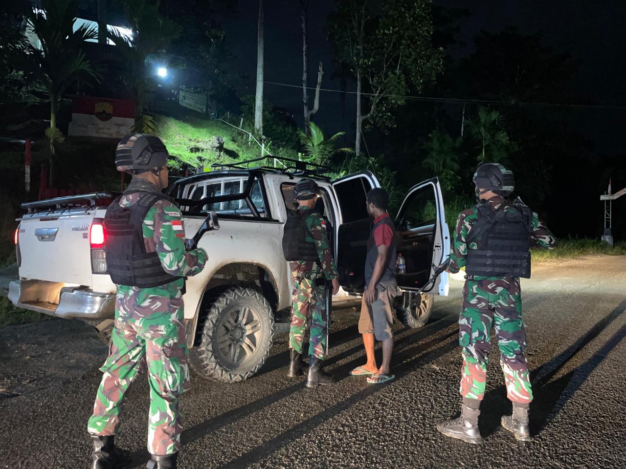 Razia di Jalan Trans Papua Jayapura-Wamena, Satgas 122/TS Gagalkan Penyelundupan 500 Gram Ganja