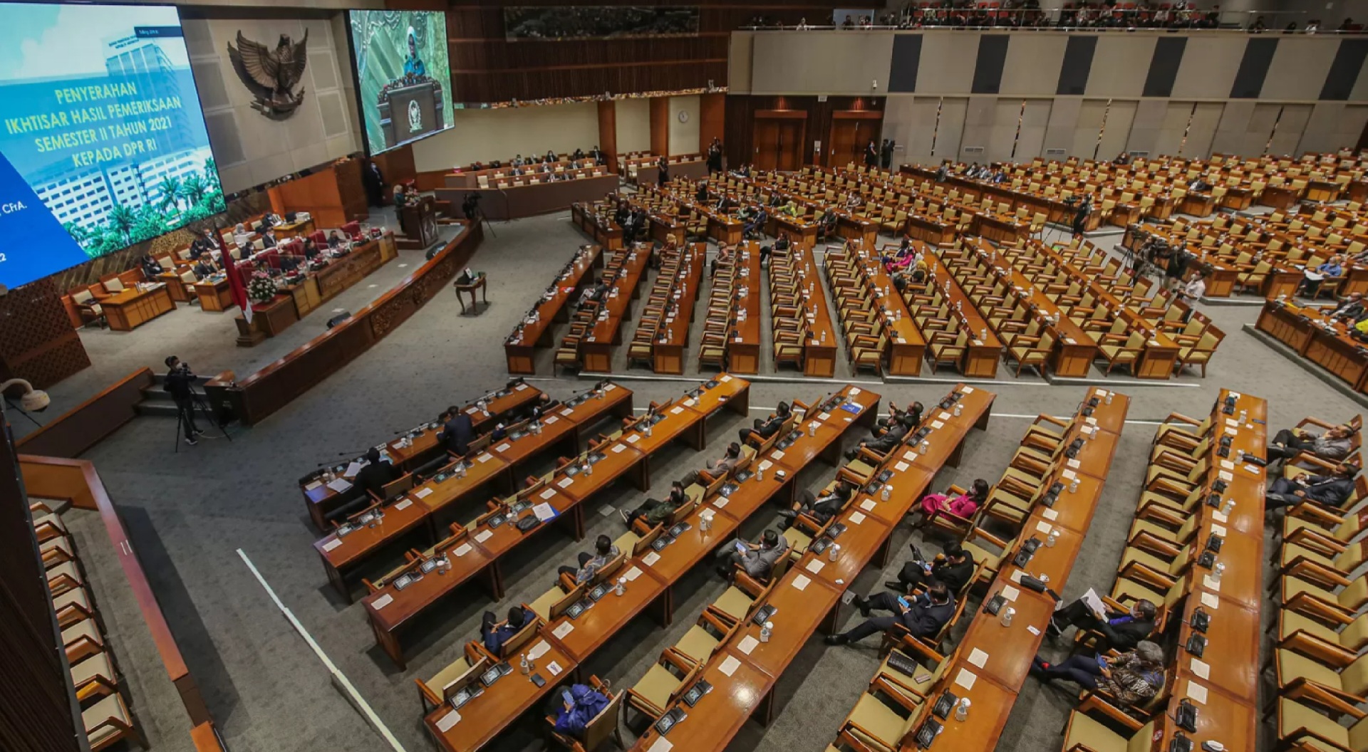 ILUSTRASI - Suasana DPR RI di Senayan Jakarta. Terdapat tiga caleg yang lolos ke DPR RI dari dapil Papua. Ini sosok mereka