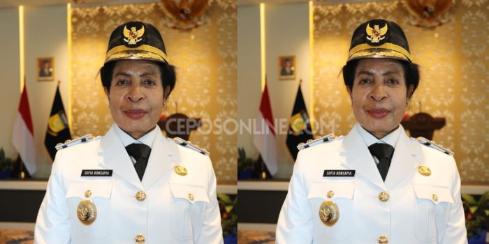 Sofia Bonsapia, Kabiro Hukum Setda Papua yang dilantik sebagai Pj Bupati Biak Numfor.