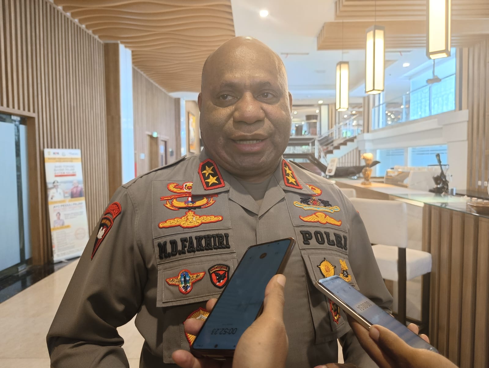 Kapolda Papua, Irjen Pol. Matius Fakiri.
