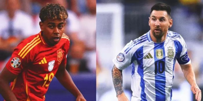 Lamine Yamal dan Messi viral di jagat media sosial berkat foto Joan Monfort pada 17 tahun lalu