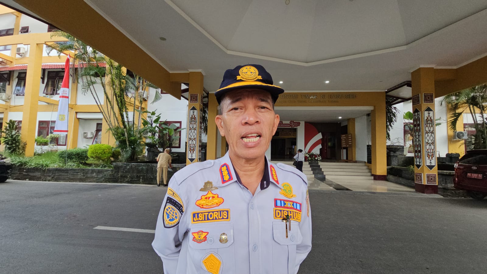 Kepala Dinas Perhubungan Kota Jayapura, Justin Sitorus.