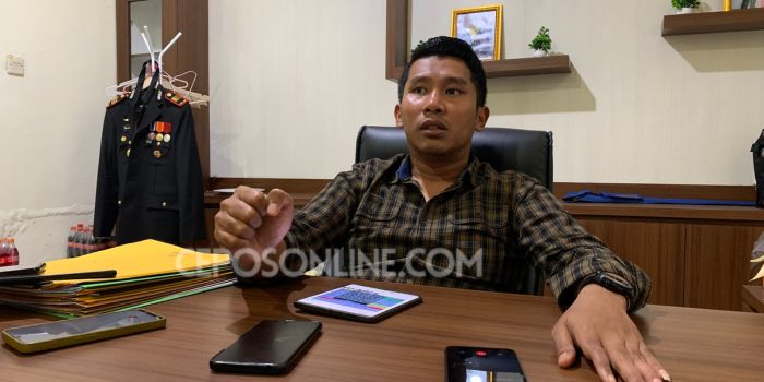 Kasat Reskrim Polres Mimika, AKP Fajar Zadiq saat ditemui di ruangannya, Jumat (6/9/2024). (Foto: Cenderawasih Pos/Moh. Wahyu Welerubun).