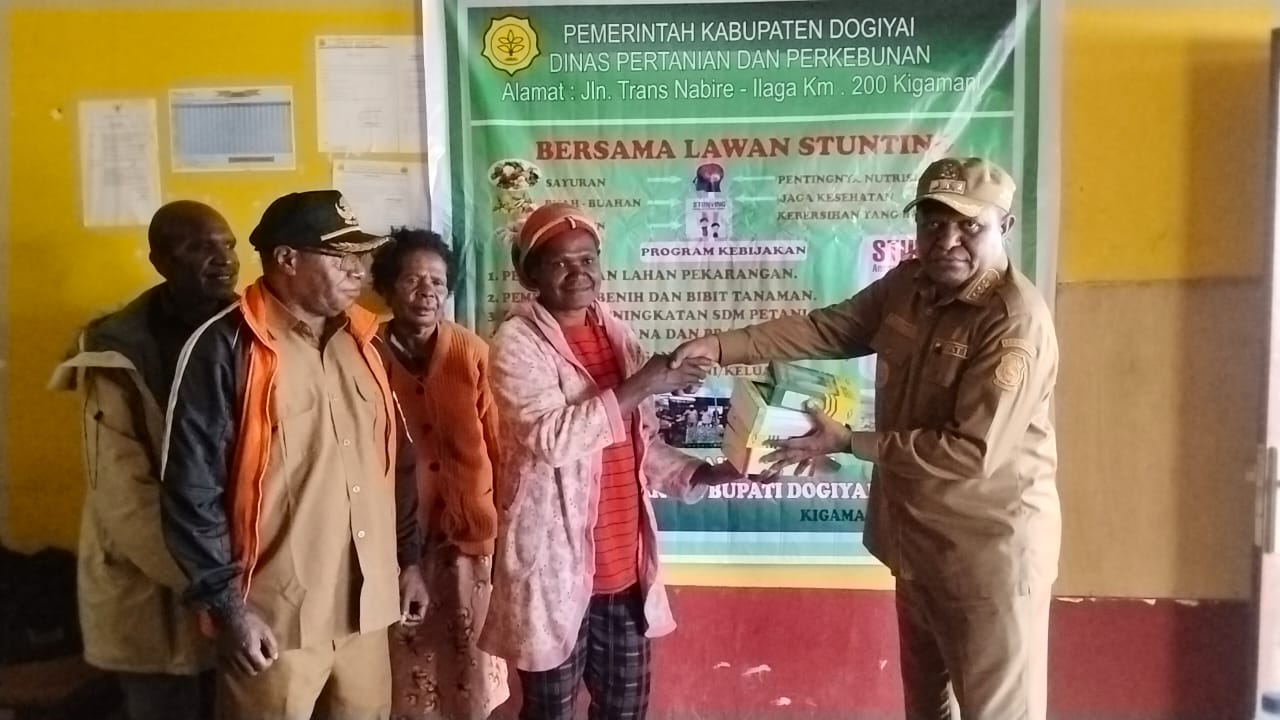 Pemkab Dogiyai Serahkan Bibit Tanaman Pangan dan Hortikultura: Upaya Peningkatan Produktivitas Pertanian