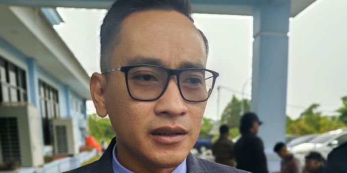 Kepala Kantor Bank Papua Cabang Biak, sekaligus Ketua Panitia Pasar Digital Biak, Widi Nugraha, bicara soal Pasar Digital Biak di HUT TNI 2024.