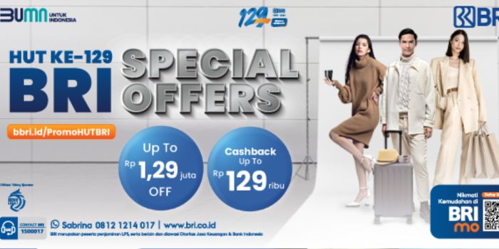 BRI kembali menunjukkan komitmennya untuk memanjakan para nasabah setia di momen ulang tahun ke-129.