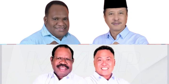 Daftar Calon Bupati dan Wakil Bupati Nabire pada Pilkada 2024.