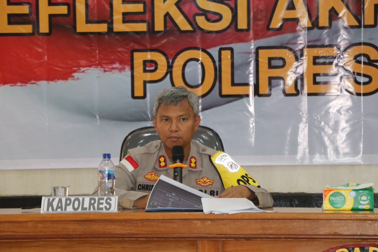 Kapolres Keerom, AKBP Christian Aer.