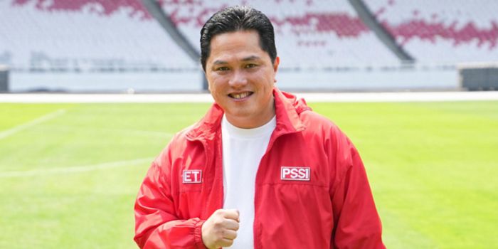 Ketua Umum PSSI, Erick Thohir.