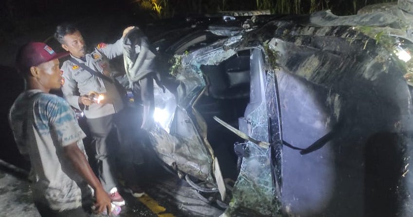 Kecelakaan Tunggal, di Jalan Trans Papua, Satu Orang Meninggal Dunia