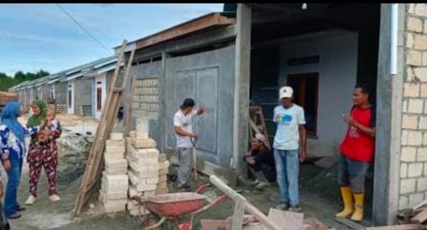 Tampak perumahan di Koya Kota Jayapura.