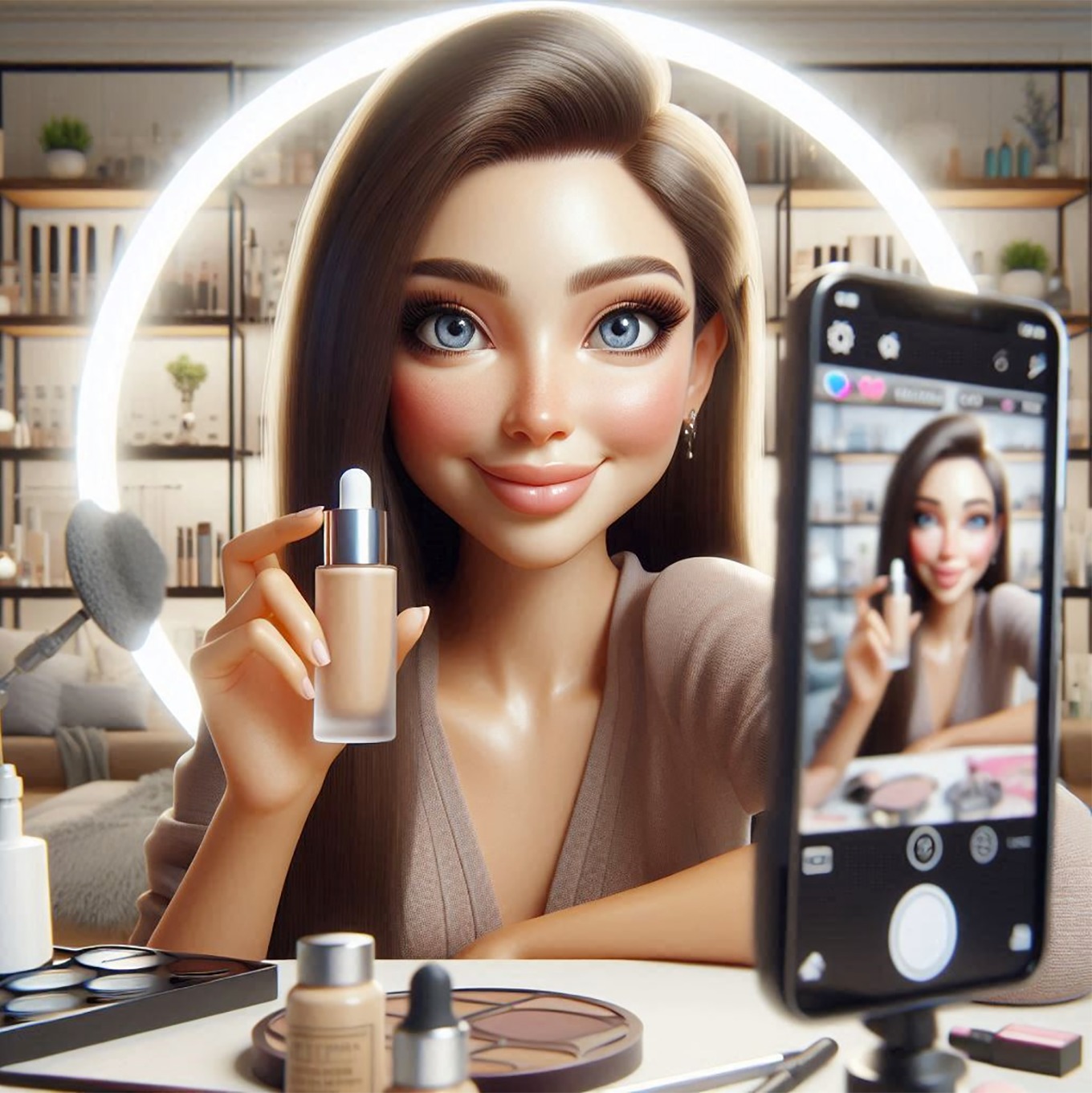 Ilustrasi Produk Skincare, BPOM kini siapkan aturan baru untuk menertibkan influencer yang mereviuw produk kecantikan. (CEPOSONLINE.COM/BINGAI)