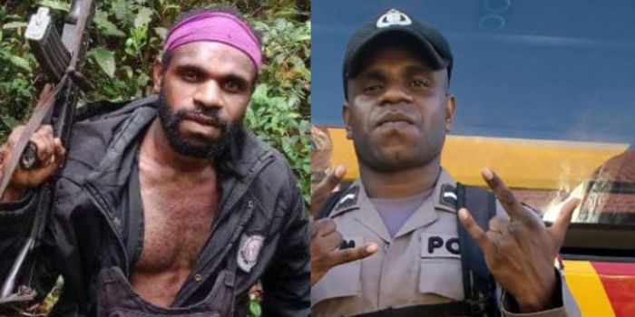 KOLASE - Sosok Aske Mabel, eks Polisi yang membelot jadi Panglima KKB, sebelum akhirnya ditangkap juga oleh Polisi.