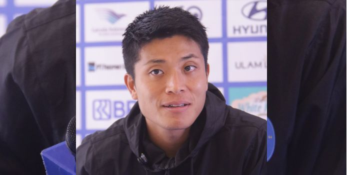 Gelandang PSBS Biak, Takuya Matsunaga, bicara soal persiapan lawan Persik Kediri.