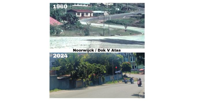 Jayapura tempo dulu, tepatnya di wilayah Dok 5 Atas .(FACEBOOK/KOIBUR REINCHRD)