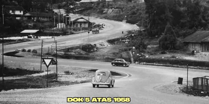 Tampilan Jayapura tempo dulu, tepatnya di wilayah Dok 5 Atas Jayapura.(Instagram/@sejarahpapua1)