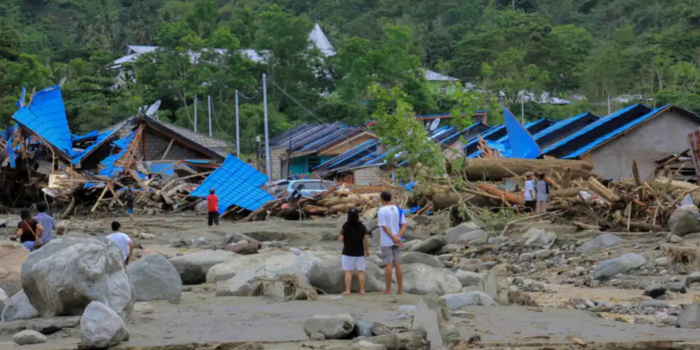 Dampak longsor dan banjir bandang Sentani pada 2019 silam.
