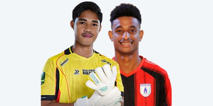 Wulf Horota (kanan) dan Adzib Hakim  (kiri) berniat kembali ke Persipura.