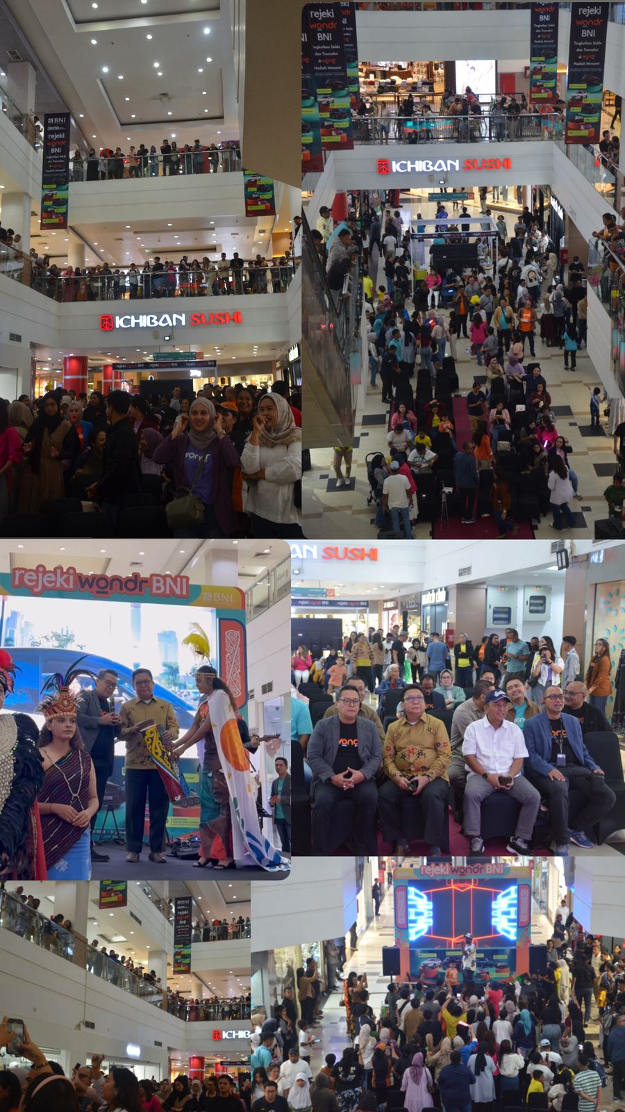 Untuk memeriahkan program rejeki wondr BNI, BNI Wilayah 16 tanah papua menggelar event launching rejeki wondr "wondrland Papua" di mall jayapura, Sabtu (26-04-2025). (Ceposonline.com/Dok BNI)