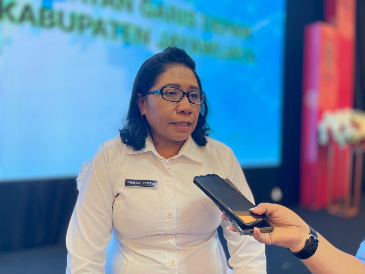 Kabid Pencegahan dan Pegendalian Penyakit Dinas Kesehatan Kabupaten Jayawijaya Theresia F Resubun (Deni/Ceposonline.com).