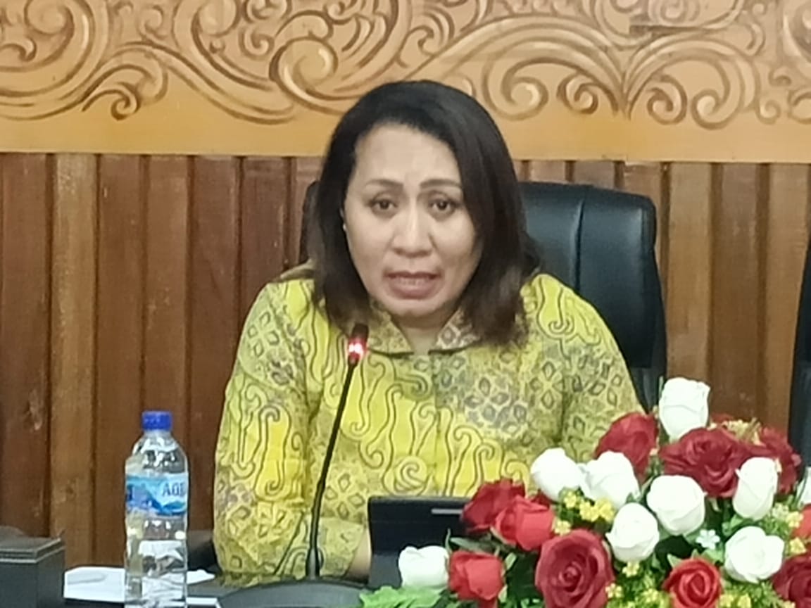 Ketua KPU Provinsi Papua Selatan, Theresia Mahuze Ceposonline.com/Sulo