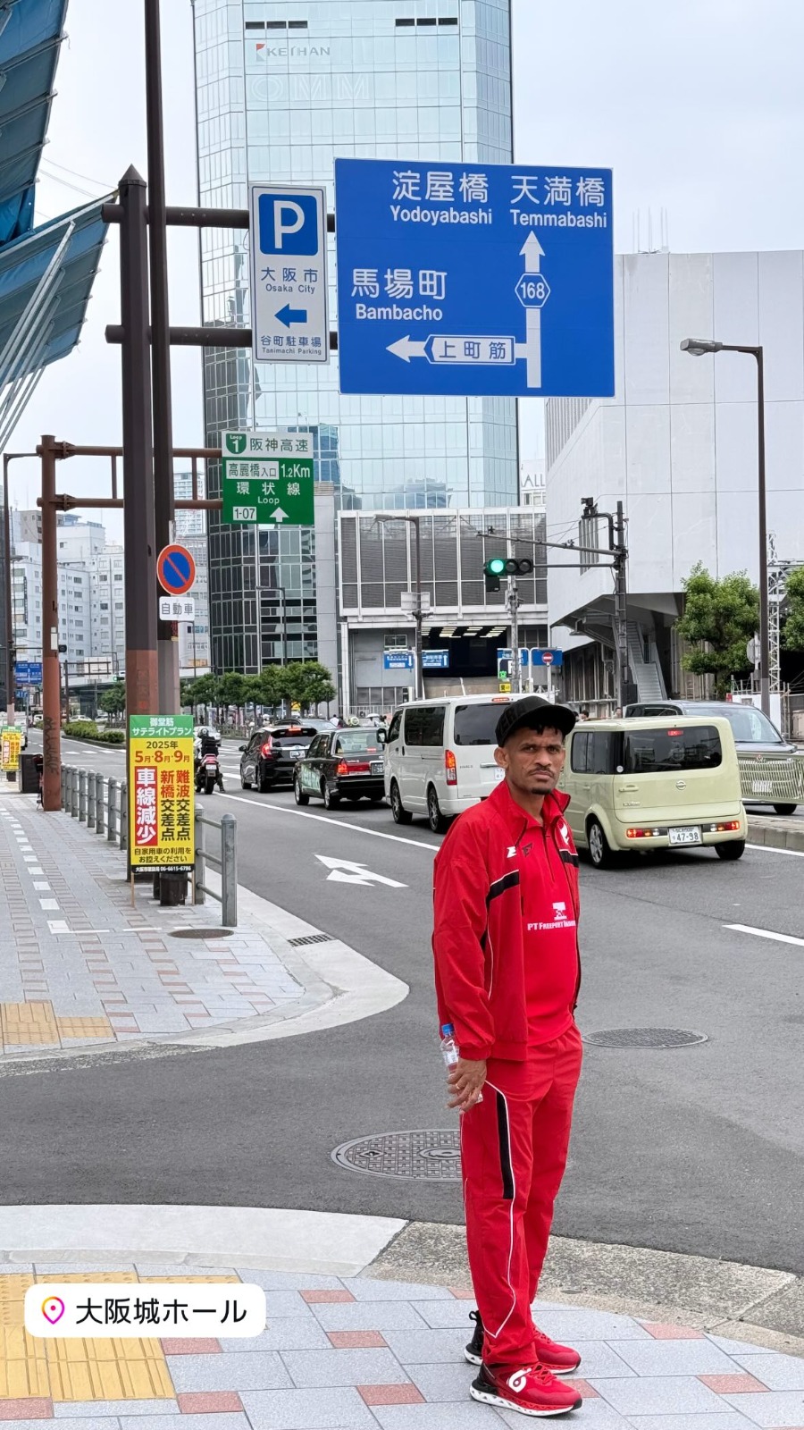 Potret Ricky Kambuaya di Osaka, Jepang.