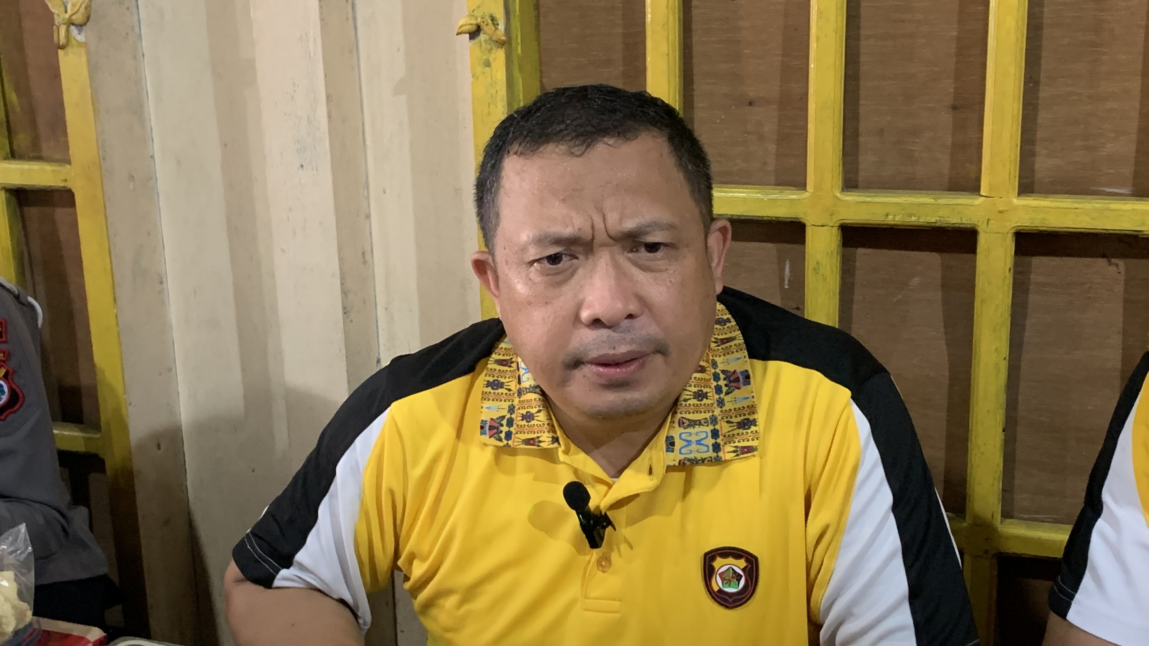 Kasat Lantas Polres Mimika, AKP Burhanuddin Buton. (Foto: Cenderawasih Pos/Moh. Wahyu Welerubun).