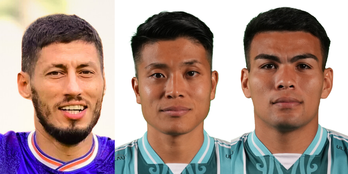 Tiga pemain asing yang dirumorkan bakal bergabung Persipura, di antaranya Taher Jahanbakhsh (kiri), Takuya Matsunaga (tengah), dan Alexsandro Ferreira (kanan).