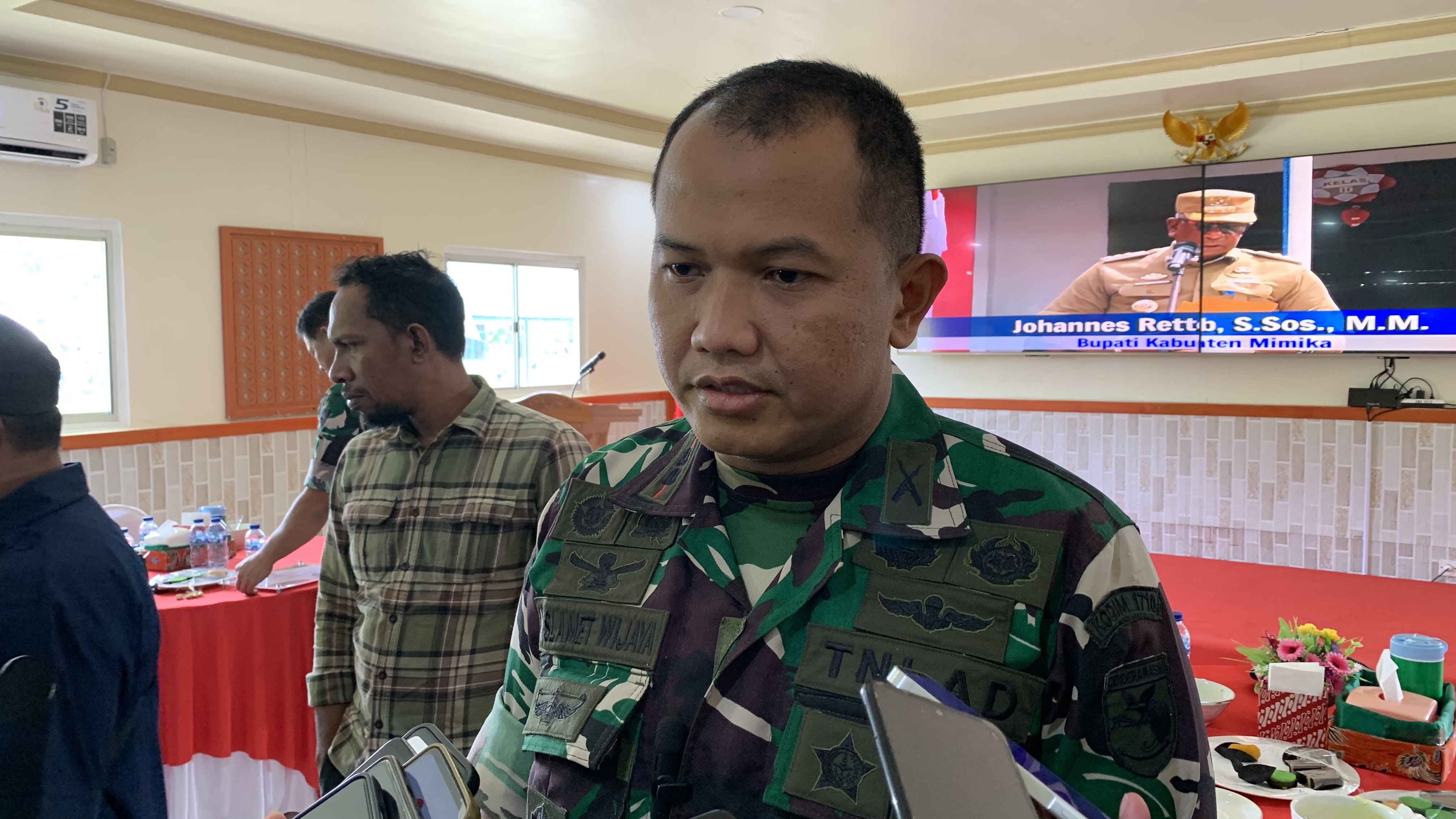 Dandim 1710/Mimika, Letkol Inf. M. Slamet Wijaya. (Foto: Cenderawasih Pos/Moh. Wahyu Welerubun).