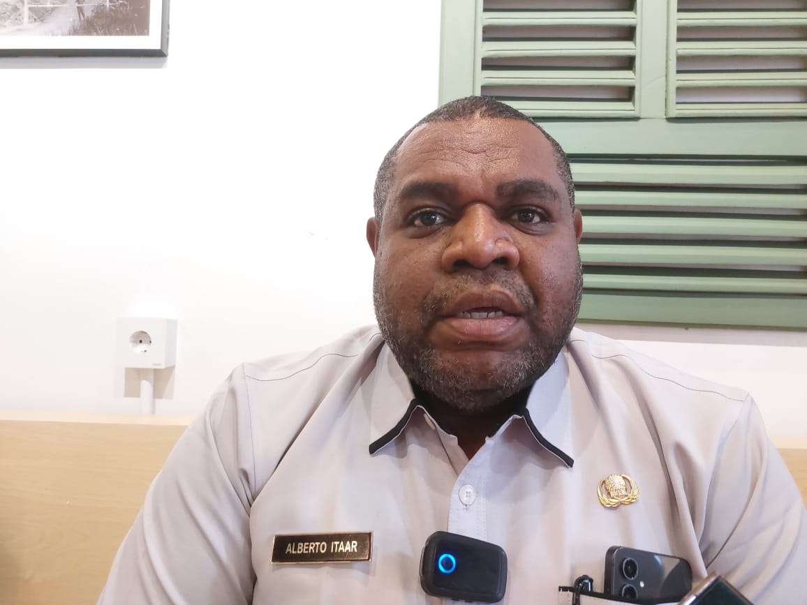 Ketua Panitia HUT ke-80 RI Kota Jayapura, Alberto Itaar. (CEPOSONLINE.COM/HANS PALEN)