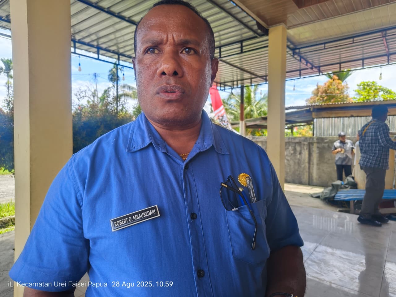 Plt. Kepala Dinas Kesehatan Waropen, Robert Mbaubedari.