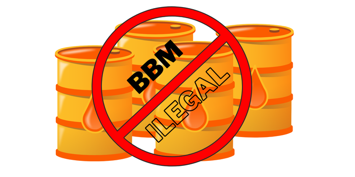 Ilustrasi BBM ilegal